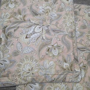 Set Biltmore Standard Pillow Shams Cotton Paisley Floral Cottagecore Classic EUC